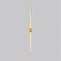 Бра TINUS H83 Brass 7,5*7,5*83 см, 1*LED*10W, 3000, 4000, 6000K, ImperiumLoft tinus01, Латунь