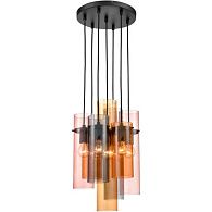 Подвесной светильник  31*153 см, 7*E27 черный Vele Luce Miele VL2093P07