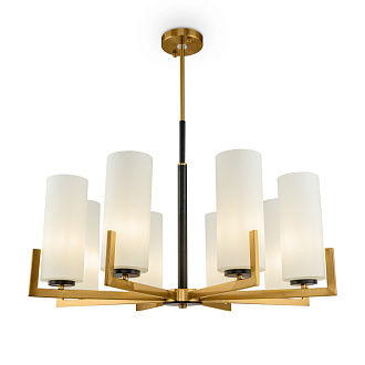 Люстра на штанге Maytoni Fortano MOD089PL-08BS, диаметр 76 см, латунь