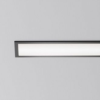 Встраиваемый светильник 25,5*3,1-3,95 см, LED*20W, 3000-6000K, Maytoni Basis 120° DL066-20W3-6K-B, Черный, вр 2,6*25,2 см