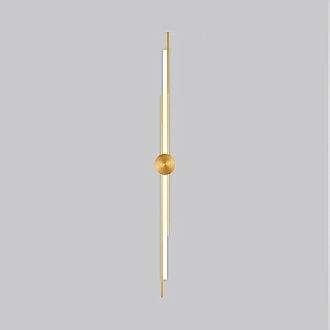 Бра TINUS H83 Brass 7,5*7,5*83 см, 1*LED*10W, 3000, 4000, 6000K, ImperiumLoft tinus01, Латунь