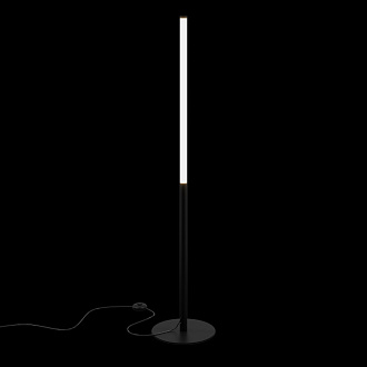 Светодиодный светильник 130 см, 18W, 3000K, Maytoni Ray Z012FL-L18B3K, черный