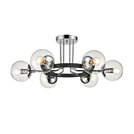 Потолочная люстра  71*27 см, 6*E14 хром Vele Luce Intenso VL1413L06