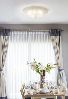 Потолочный светильник Maytoni Bonnet C809CL-05CH, белый, диаметр 50см