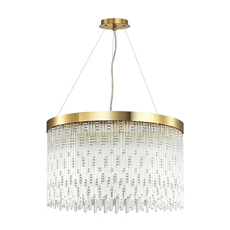 Подвесная люстра Odeon Light Refano 4848/8, диаметр 60 см, золото