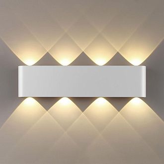 Настенный светильник 46 см, 8W, 3000K, Odeon Light Hightech Magnum 7192/8WL, белый
