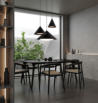 Подвесной светильник 40*40*25 см, LED,  9W, 3000К, Freya True FR6181PL-L9B черный