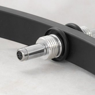 Люстра подвесная Lussole Bubbles LSP-8395, диаметр 85 см, черный-хром