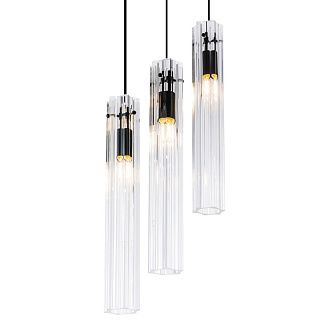 Подвесной светильник Е27, 3x60Вт, , Modelux ML.3330.3 BK Черный