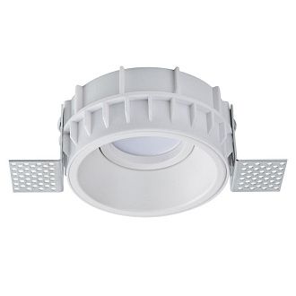 Встраиваемый светильник *9,3*-4 см, 1*GU5.3*50W, K, Lightstar Domino G214606, белый, вр 9,3 см