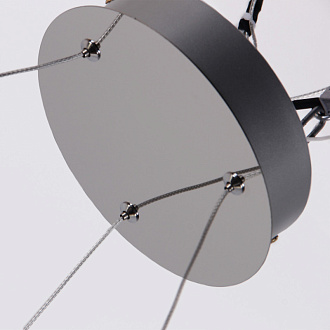 Подвесная люстра 80*158,5 см, 52W, Favourite HELMET 4589-8P хром, белый акрил