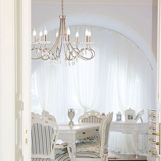 Люстра Elstead Interior, Арт. CRT8-SILVER-GOLD