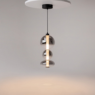 Подвесной светильник 20*20*371 см, LED, 24W, 3000К, Maytoni Futuro MOD307PL-L24B3K черный