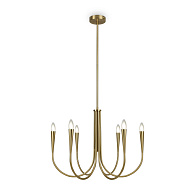 Светильник 63 см, Freya Branches FR5253PL-06BS, латунь