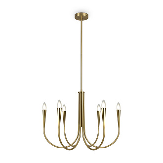 Светильник 63 см, Freya Branches FR5253PL-06BS, латунь