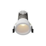 Встраиваемый светильник 7*10 см, вр 6 см, *LED*10W, 3000K, Maytoni Dip DL116-10W-3K-W, Белый