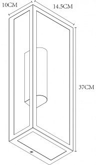 Уличный настенный светильник Arte Lamp Belfast A4569AL-2BK, черный