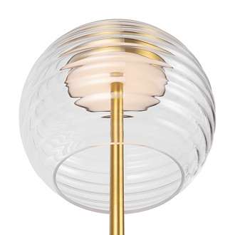 Настольный светильник  20*2,5*4,7 см, LED 1 8W, 3000К, Латунь Maytoni Rueca P060TL-L12BSK1