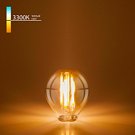 Филаментная светодиодная лампа Mini Classic F 8W 3300K E14 (G45 прозрачный) BLE1445 Elektrostandard