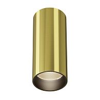 Накладной светильник 5,2*5,2*12,5 см, LED, 12W, 3000К, Maytoni Technical FOCUS LED C056CL-L12W3K-W-BS латунный