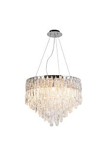 Люстра Ø450 x H380 (1500), мм, 10*40W (400W), CHROME (Хром) NewRgy 5061/10CR CHROME