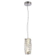 Подвесной светильник Lussole LSP-7063, 12*35 см, хром