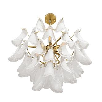 Люстра 10*60*180-180 см, 9*E14*40W, Lumion Plume 8385/9, золотой