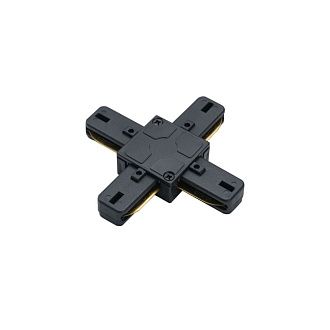 Коннектор для однофазного шинопровода Favourite Practica 2201-CB-004, черный