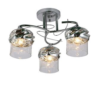 Люстра L410 x W410 x H250, мм, 3*40W (120W), CHROME(ХРОМ) Rilon 06393/3 CHROME