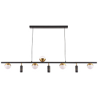 Светильник 140 см, 34W, 4000K, Crystal Lux CLT 047C8 L1400 BL-GO, черный-золото