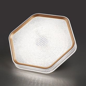 Светильник 43*39*7- см, 1*LED*48W, 3000-4000-6000K, Sonex Sparks 7746/48L, белый
