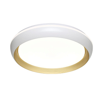 Cветильник 48*8,7 см, LED 70W, 3000-6000 К, IP43, белый/золотой, пластик Sonex Tofiq White, 7650/EL