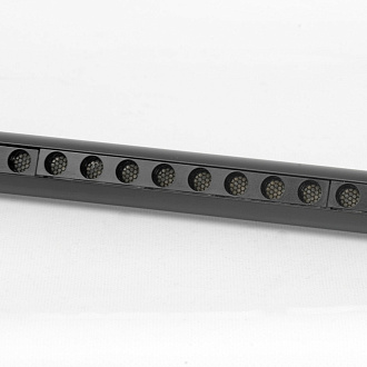 Линейно-подвесной светильник 120*6*30/200 см, 1*LED*28W 4000K Lussole Desoto LSP-7222 черный/бронзовый