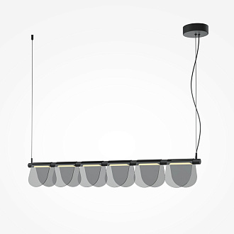 Подвесной светильник 119*14*320 см LED, 30W, 3000К, Maytoni Fluffy MOD319PL-L30B3K черный