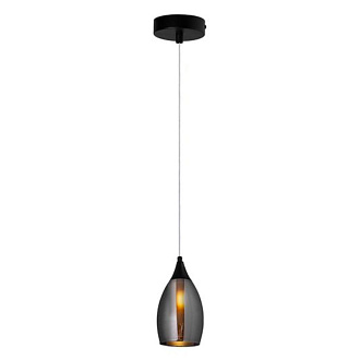 Подвесной светильник 12*25 см, 1*E14*40W  Arte Lamp Barry A7951SP-1BK черный