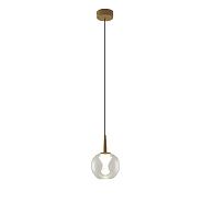 Подвесной светильник 13*211,2 см, 1*LED*5W, 3000K, Mantra Andromeda MAN8931+8941, золотой