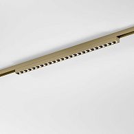 Трековый светильник магнитный 46*2*3 см, LED, 20W, 3000K, Elektrostandard Line Magnetic 85529/01, латунь