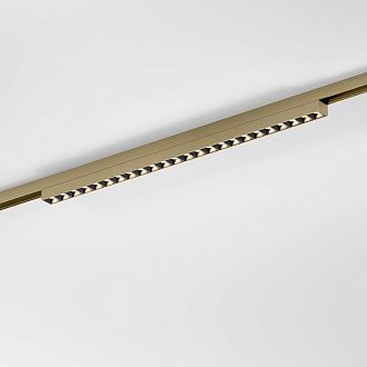Трековый светильник магнитный 46*2*3 см, LED, 20W, 3000K, Elektrostandard Line Magnetic 85529/01, латунь