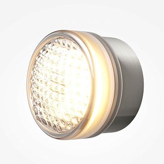 Настенный светильник 12.5 см, 6W, 2700-4000K, Maytoni Olo MOD493WL-L6PTK, платина
