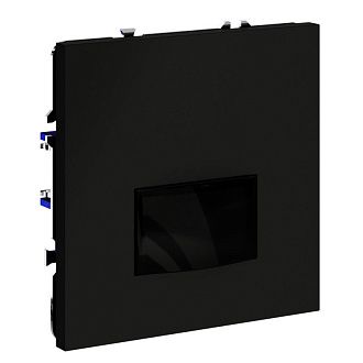 Датчик движения встраиваемый Voltum S70, черный матовый пластик Soft touch VLS070508
