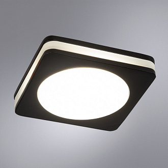 Встраиваемый светильник 7W 4000K Arte Lamp TABIT A8432PL-1BK черный
