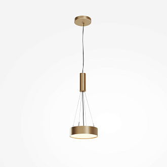 Накладной светильник 22*22*6 см, LED, 24W, 3000К, Maytoni Technical Zon C032CL-24W3K-RD-MG золото матовое