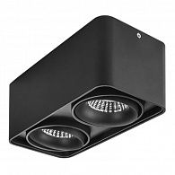 Светильник 19*10*9 см, Lightstar Monocco 212527, черный, GU10 * 50W, без лампы