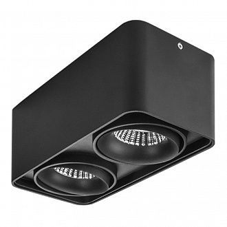 Светильник 19*10*9 см, Lightstar Monocco 212527, черный, GU10 * 50W, без лампы