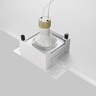 Светильник 13 см, Maytoni Downlight Share DL051-01-GU10-SQ-W, белый, вр 8 см