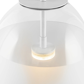Светильник подвесной Maytoni Lune P072PL-L5W3K, 5W LED, 3000K, диаметр 24 см, белый