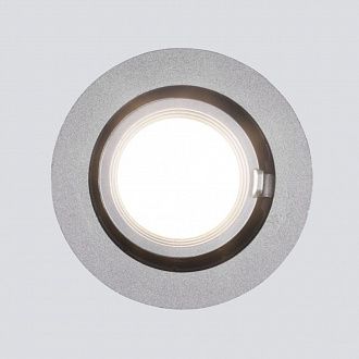 Встраиваемый точечный светодиодный светильник 9918 LED 9W 4200K серебро Elektrostandard