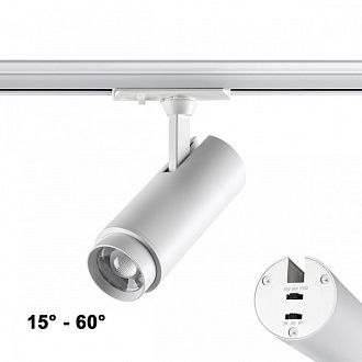 Светильник 5 см, 5W-9W-13W, 3000-6000K, Novotech NAIL 359028, белый