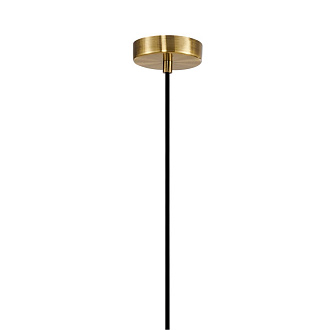 Люстра F-Promo Chart 3092-6P, L965*W220*H325/725, каркас матового черного цвета, поворотные плафоны с декоративными элементами цвета золота, лампу GU10 можно менять, угол поворота до 360°