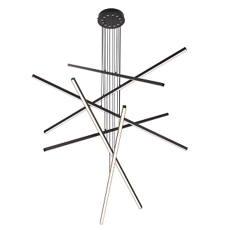 Люстра подвесная 120*25/125 см, 180W, 3000-5500K Citilux Стиг CL203261 черный